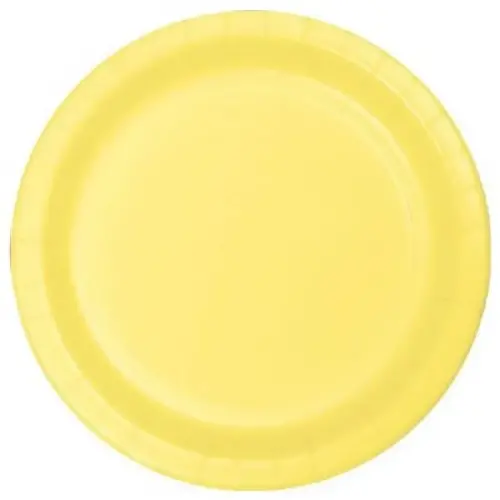 Karton Tabak Makaron Sarı 8 Parça - 