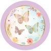 Karton Tabak Soft Kelebek 23 Cm 8 Parça - 1