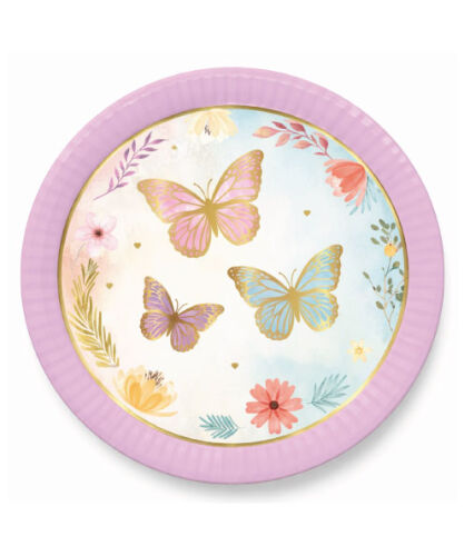 Karton Tabak Kelebek 23 Cm 8 Parça - 