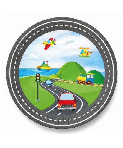 Karton Tabak Taşıtlar 23 Cm 8 Parça - 