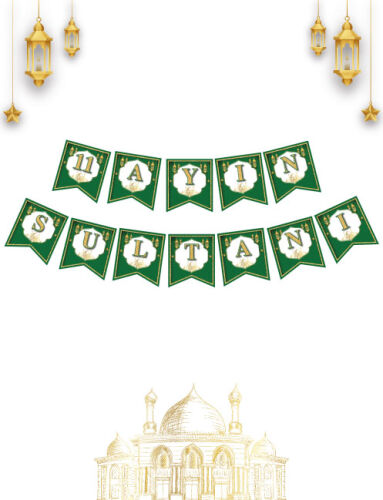 Karton Yazı 11 Ayın Sultanı Ramazan Banner - 