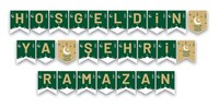 Karton Yazı Hoşgeldin Ya Şehri Ramazan Banner - 2
