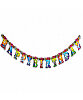 Karton Yazı Simli Happy Birthday Kar Prensesi - 1