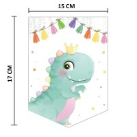 Karton Yazı Temalı İyiki Doğdun Baby Dinozor - 2