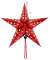 Tavan Süsü Karton Yıldız 3D Helogramlı 90 Cm Kırmızı - 1
