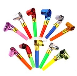 Yılanlı Düdük Metalik Öten Model 100 Parça - 1