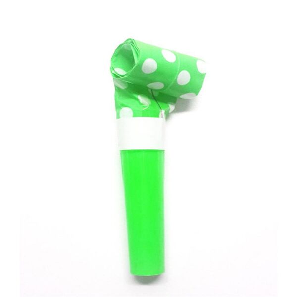 Yılanlı Düdük Puantiyeli Yeşil 6 Parça - 