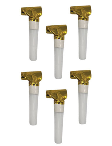 Yılanlı Düdük Parlak Gold 6 Parça - 