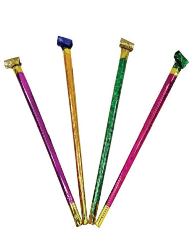 Yılanlı Düdük Uzun 30 cm 4 Parça - 