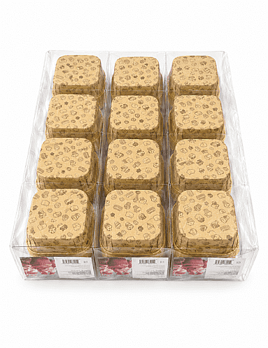 Kek Kapsülü Kraft Baskılı Laminasyonlu Kare 6*6*4 cm 20'li - 2