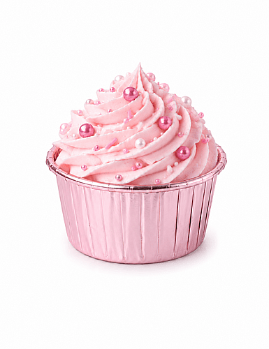 Kek Kapsülü Metalize Laminasyonlu 5*4 12'li Pembe - 