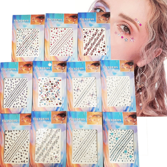 Yüz Taşları Yapışkanlı - 