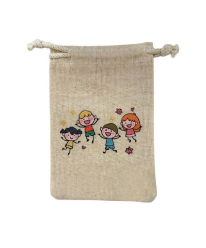 Kese Ramazan Baskılı Keten 10*15 CM Tekli - 