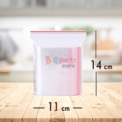 Kilitli Şeffaf Naylon Poşet 14X11 Cm 1000 Parça - 2