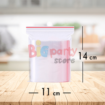 Kilitli Şeffaf Naylon Poşet 14X11 Cm 1000 Parça - 2