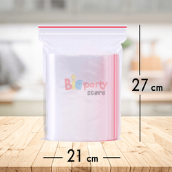 Kilitli Şeffaf Naylon Poşet 27X21 Cm 300 Parça - 2