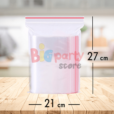 Kilitli Şeffaf Naylon Poşet 27X21 Cm 300 Parça - 2