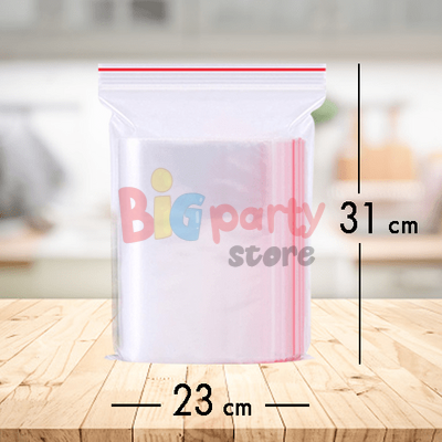 Kilitli Şeffaf Naylon Poşet 31X23 Cm 300 Parça - 2