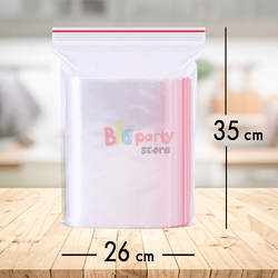 Kilitli Şeffaf Naylon Poşet 35X26 Cm 200 Parça - 2