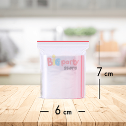 Kilitli Şeffaf Naylon Poşet 7X6 Cm 2000 Parça - 2