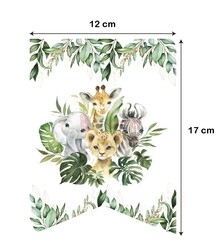 Kağıt Banner Sıralı Kırlangıç Model Baby Animal - 2