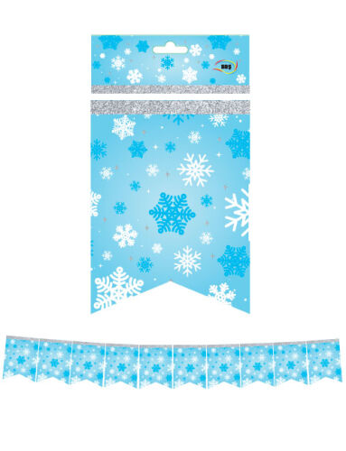 Kağıt Banner Sıralı Kırlangıç Model Kar Temalı - 