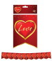 Kağıt Banner Sıralı Kırlangıç Model Love - 1
