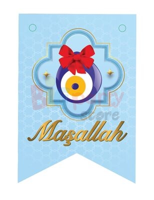 Kağıt Sıralı Banner Kırlangıç Model Maşallah - 1