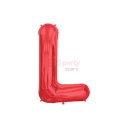 Folyo Balon Harf Kırmızı 40 Cm - 12