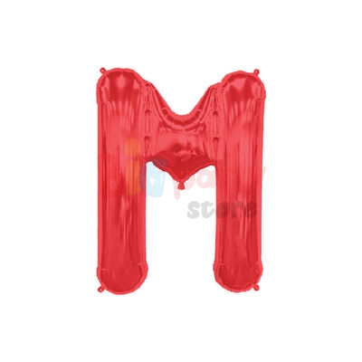 Folyo Balon Harf Kırmızı 40 Cm - 11
