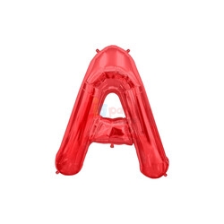 Folyo Balon 40 Cm Kırmızı Harf - 23