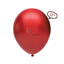  - Metalik Balon Kırmızı 100 'lü