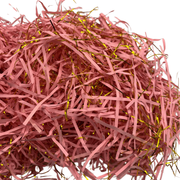 Kırpıntı Kağıt Pembe Gold Şeritli 100 Gr - 