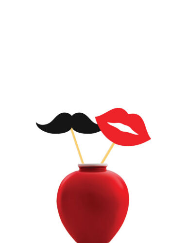 Konuşma Balonu Dudak Bıyık 2 Parça - 