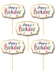 Konuşma Balonu Happy Birthday Renkli Temalı 5 Parça - 2