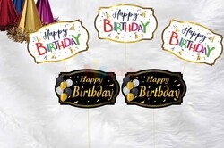  - Konuşma Balonu Happy Birthday 5li
