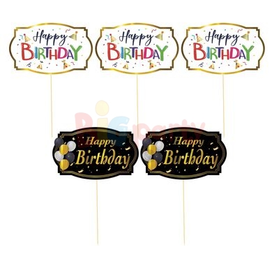 Konuşma Balonu Happy Birthday 5li - 1