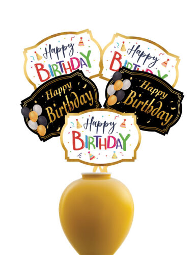 Konuşma Balonu Happy Birthday Karışık Temalı 5 Parça - 