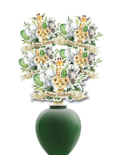 Konuşma Balonu Safari Baby Animal 5 Parça - 