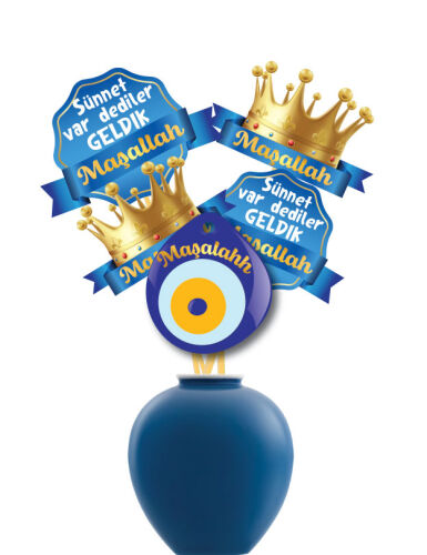 Konuşma Balonu Sünnet Varaklı 5 Parça - 