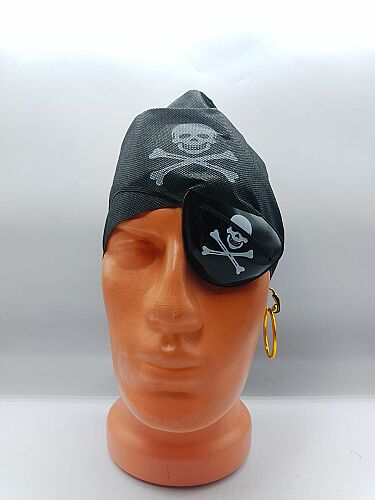 Korsan Bandana Gözlük Set - 