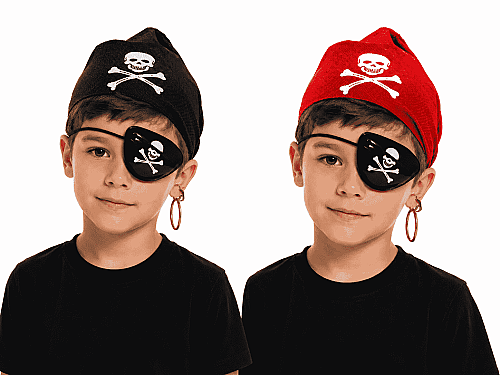 Korsan Bandana Gözlük Set - 