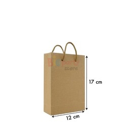 Kraft Çanta 12 x 17 x 5 Cm 25 Parça - 2