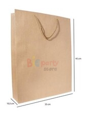 Kraft Çanta 35 x 45 x 10 Cm 10 Parça - 2