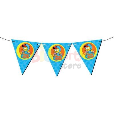 Lisanslı Kral Şakir Üçgen Flama - 