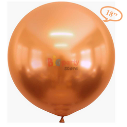 Lateks Krom Balon Jumbo Bakır 18 inç - 1