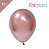 Lateks Krom Balon Jumbo 18 inç Rose Gold - 1