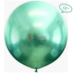 Lateks Krom Balon Jumbo Yeşil 18 inç - 1