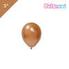 Lateks Krom Parlak Balon 5 İnç Bakır Renk 50 Parça - 1