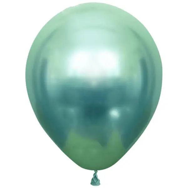Lateks Krom Parlak Balon 12 İnç Yeşil Renk 50 li - 1